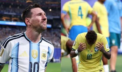Imagem de destaque do post: TV compara Messi e Neymar: "Uns choram de alegria, outros de tristeza"