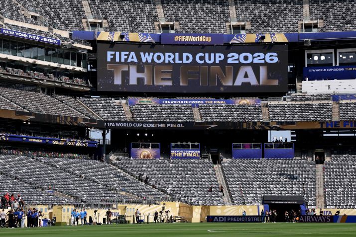 MetLife Stadium a poucas horas da final da Copa • Divulgação/AFA