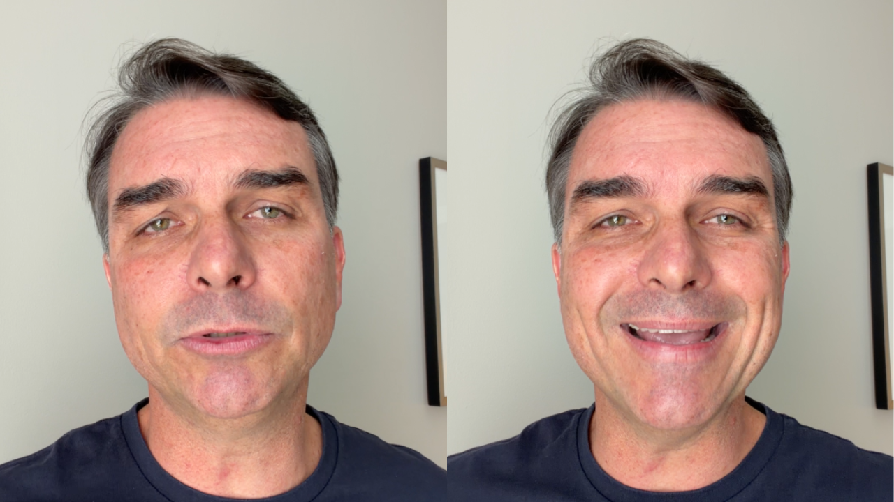 Flávio Bolsonaro em vídeo gravado em Washington; senador participa de audiência sobre tarifaço na terça (7)