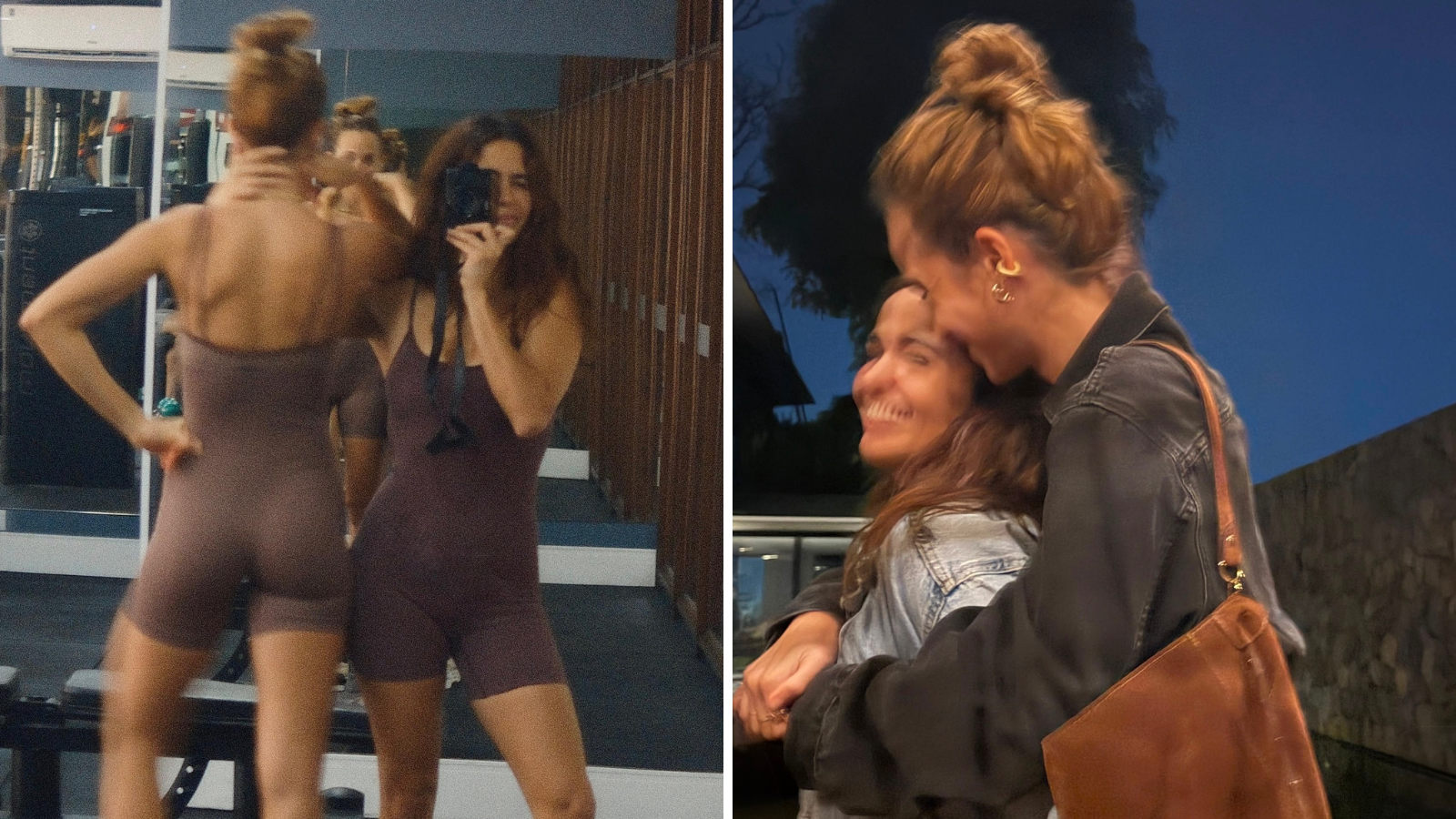 Nanda Costa e Emilie Rey • Reprodução/Instagram Emilie Rey