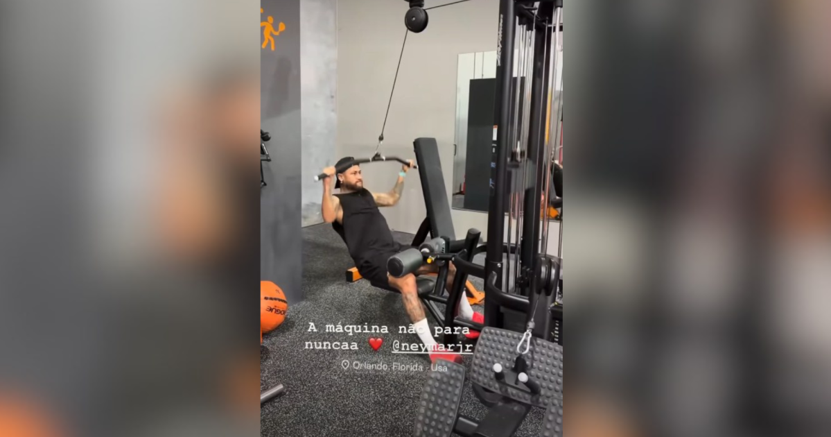 Personal aponta maneira correta de praticar exercício publicado por Neymar