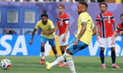 Imagem de destaque do post: Web reage à provocação de Neymar a goleiro da Noruega na Copa: "Papelão"