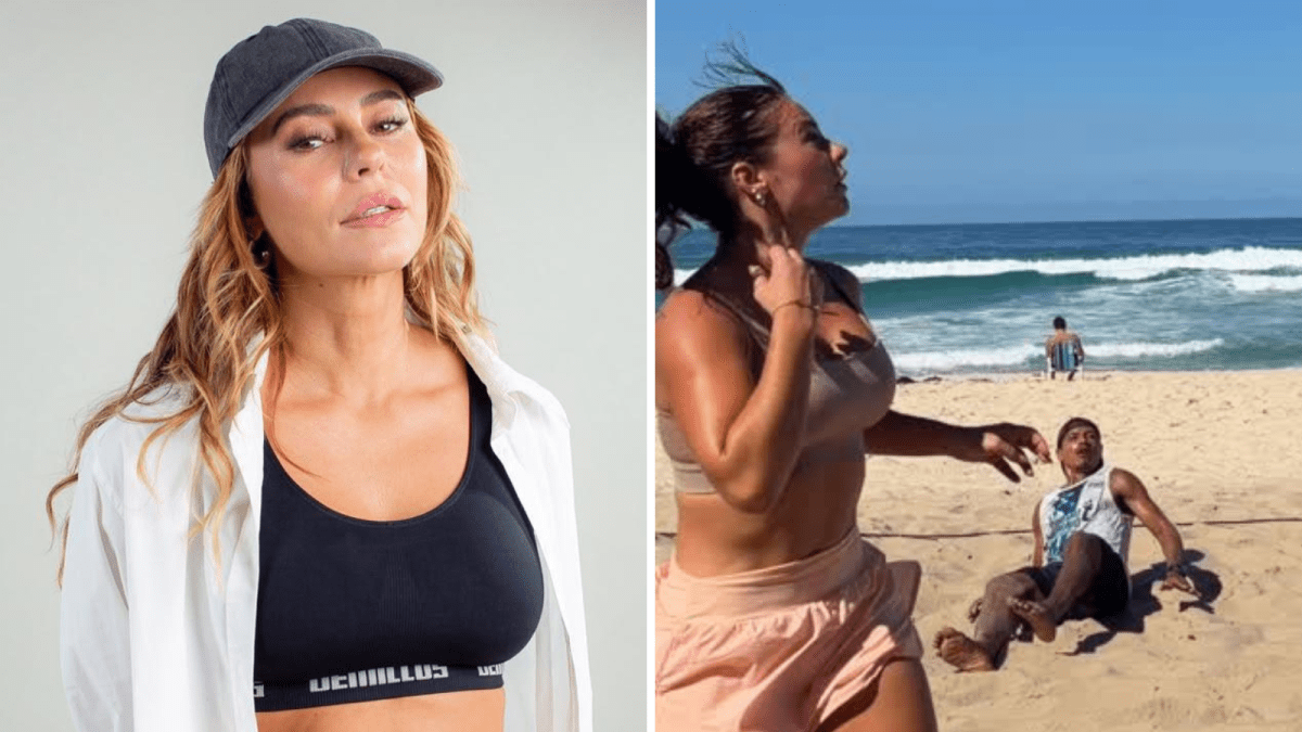 Paolla Oliveira se desafia com nado em alto-mar: “Aprender algo novo”