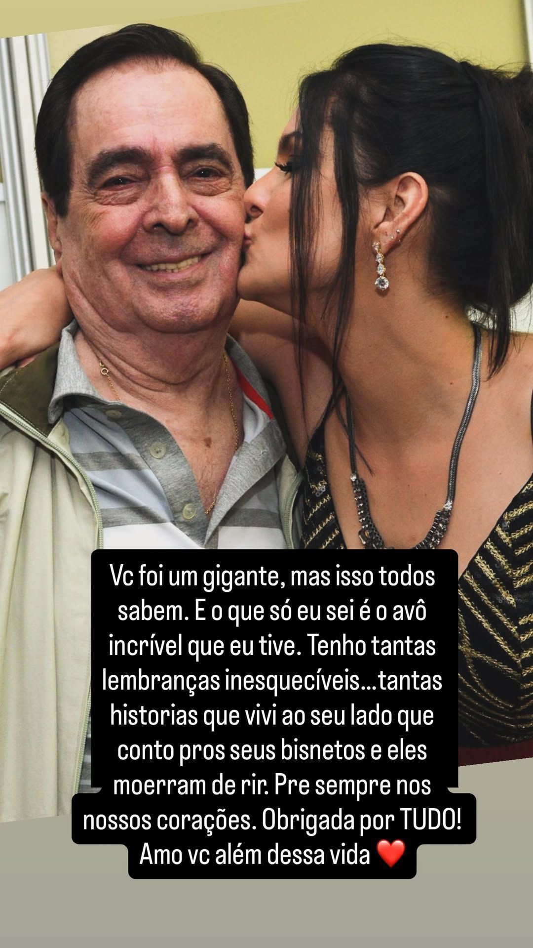 Paula Barbosa, neta de Benedito Ruy Barbosa, lamenta morte de autor • Instagram/Paula Barbosa