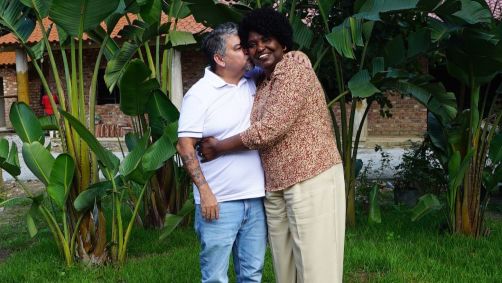 O prefeito de Maricá, Washington Quaquá, e a deputada federal Benedita da Silva