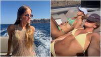 Rafa Justus posa de biquíni em barco de luxo na Grécia; veja fotos