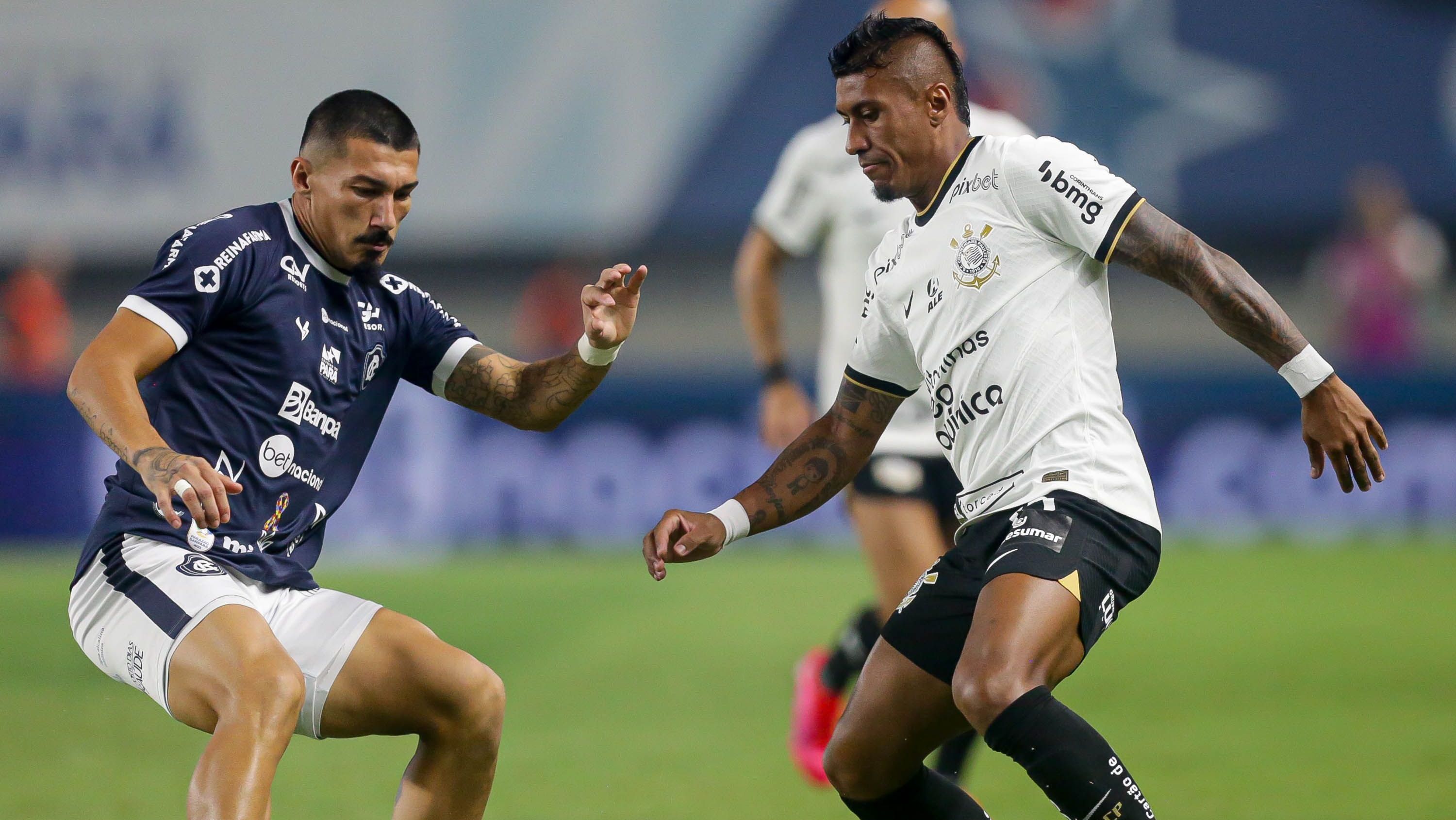 Remo e Corinthians se enfrentaram na Copa do Brasl de 2023