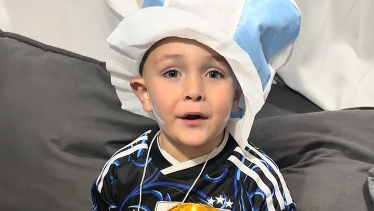 Santi, torcedor da Argentina