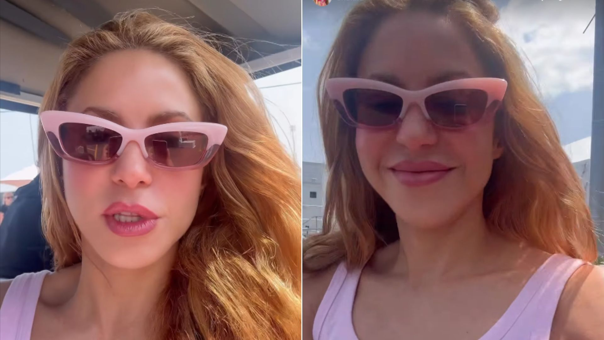 shakira antes do show