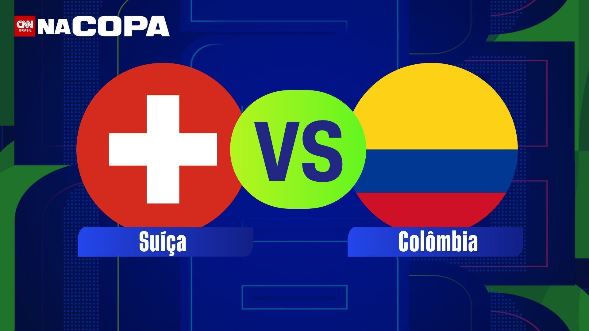 Suíça e Colômbia se enfrentam pelas oitavas na Copa do Mundo; saiba horário e onde assistir