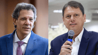 Quaest: Tarcísio tem 44% no 1º turno em SP; Haddad, 24%