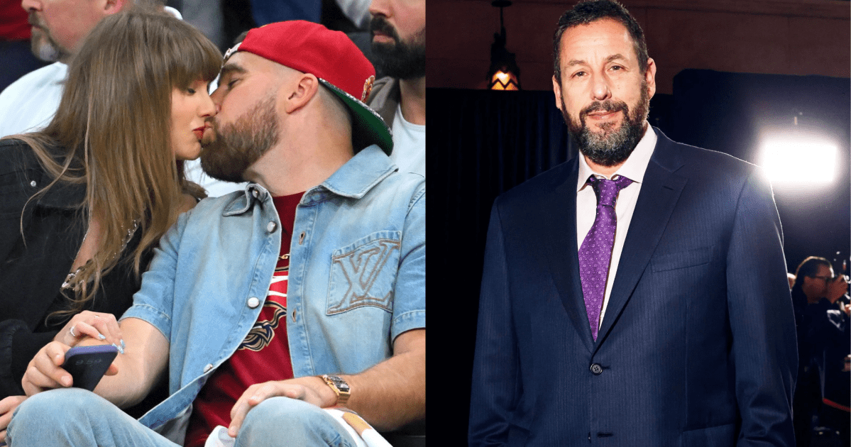 Taylor Swift e Travis Kelce recebem conselho de Adam Sandler; saiba qual