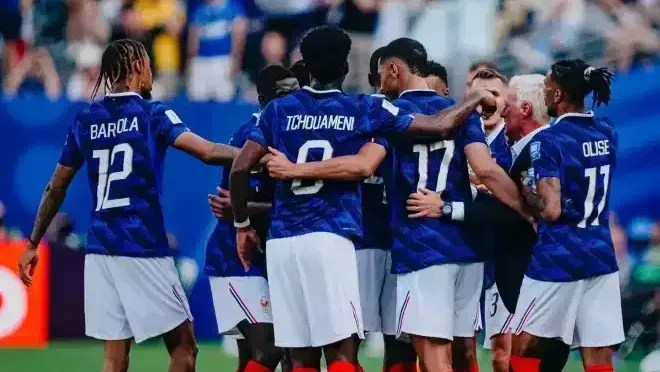 Tchouaméni está com a Seleção da França na Copa do Mundo