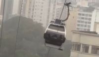 Vídeo: Teleférico da Providência balança com passageiros em meio à ventania