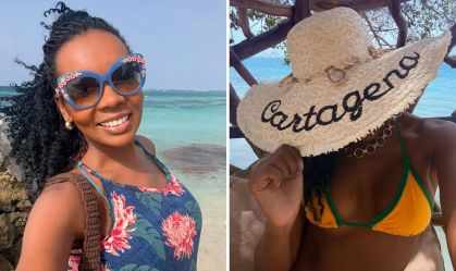 Thelma retorna às redes sociais e mostra viagem pela Colômbia