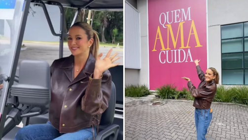 Ticiane Pinheiro revela gravações de "Quem Ama Cuida"
