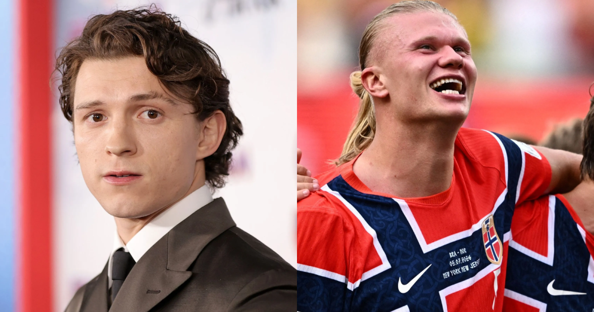Haaland responde convite para jantar de Tom Holland: “Apenas diga o lugar”