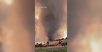 Vídeo mostra tornado de fogo nos EUA em meio a incêndio florestal