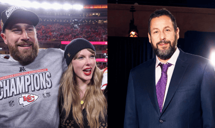 Adam Sandler foi o celebrante do casamento de Taylor Swift e Travis Kelce