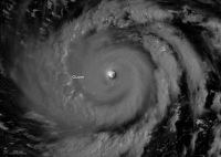 Imagem de satélite impressionante mostra o "monstro" Supertufão Bavi