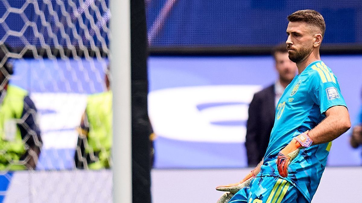 Unai Simón, goleiro da Espanha