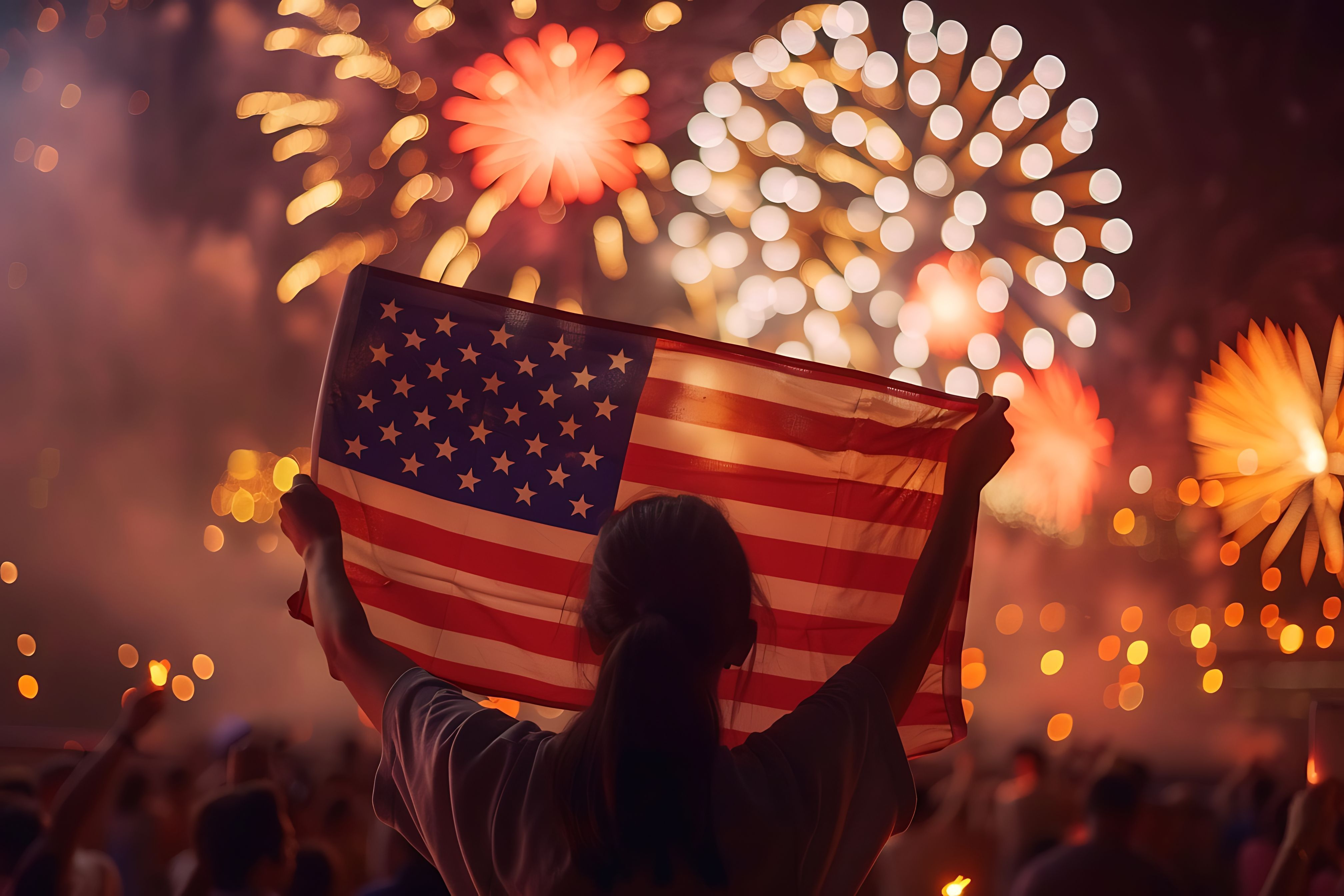 Estados Unidos comemoram sua independência no feriado de 4 de julho