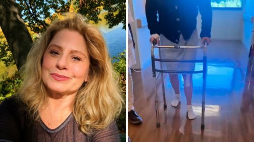 Vera Fischer revela cirurgia no joelho