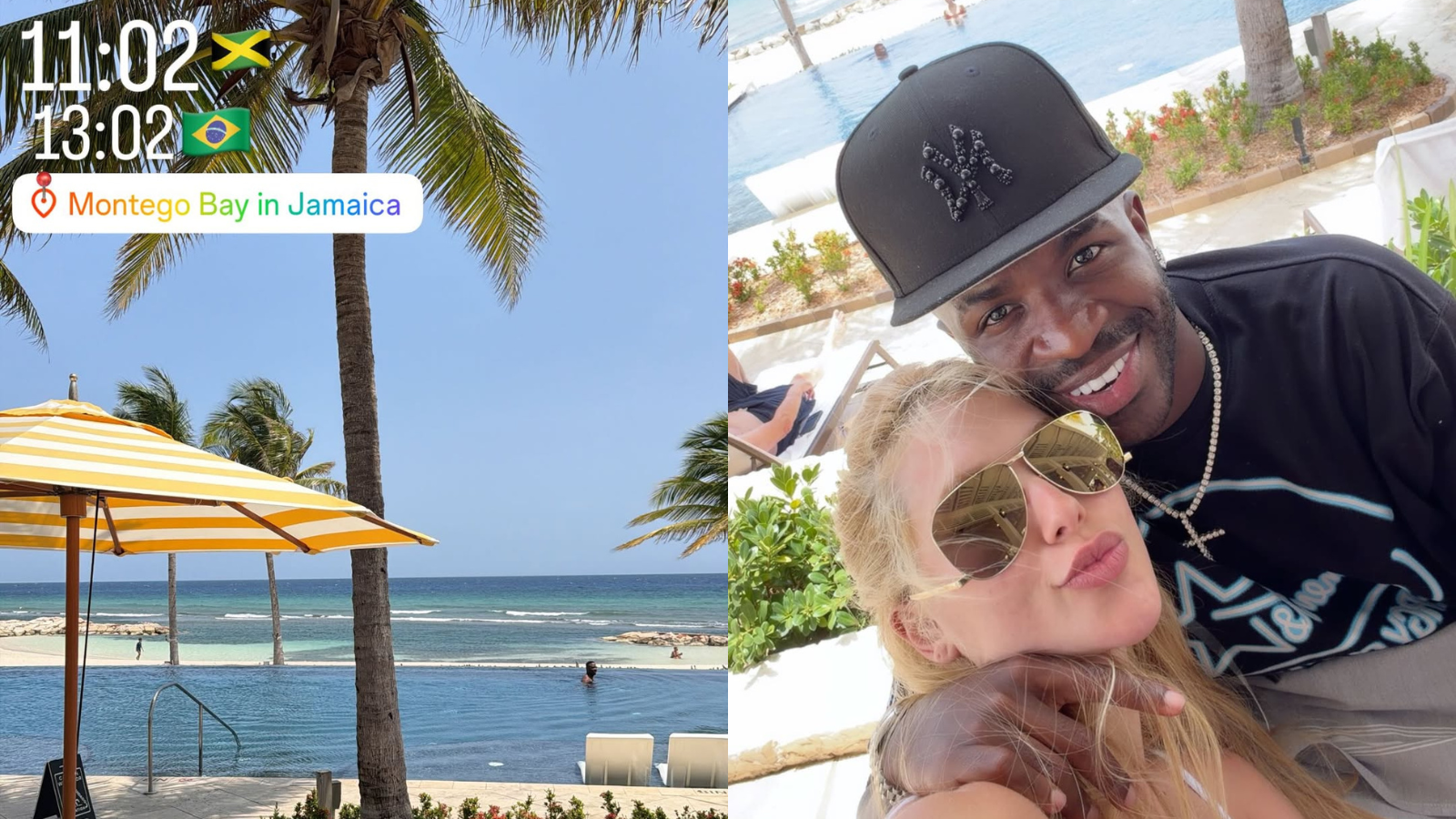 Virginia e Vini Jr. surgem em férias na Jamaica • Instagram/Virginia Fonseca