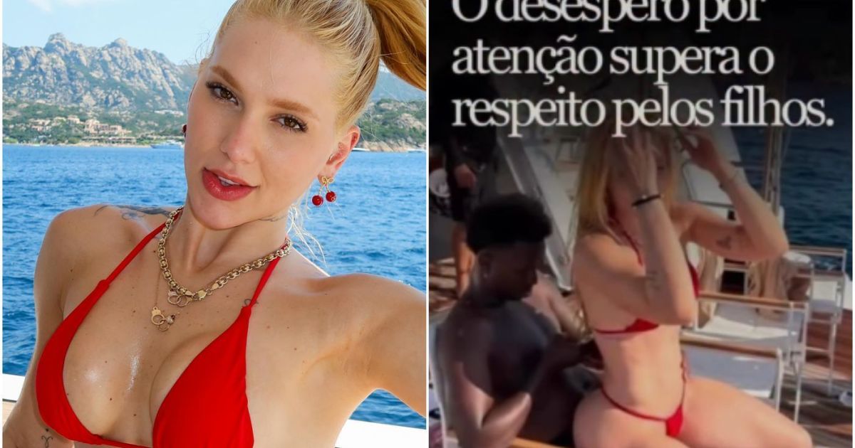 Virginia dá resposta discreta a críticas após posar no colo de Vini Jr.