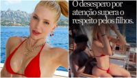 Virginia dá resposta discreta a críticas após posar no colo de Vini Jr.