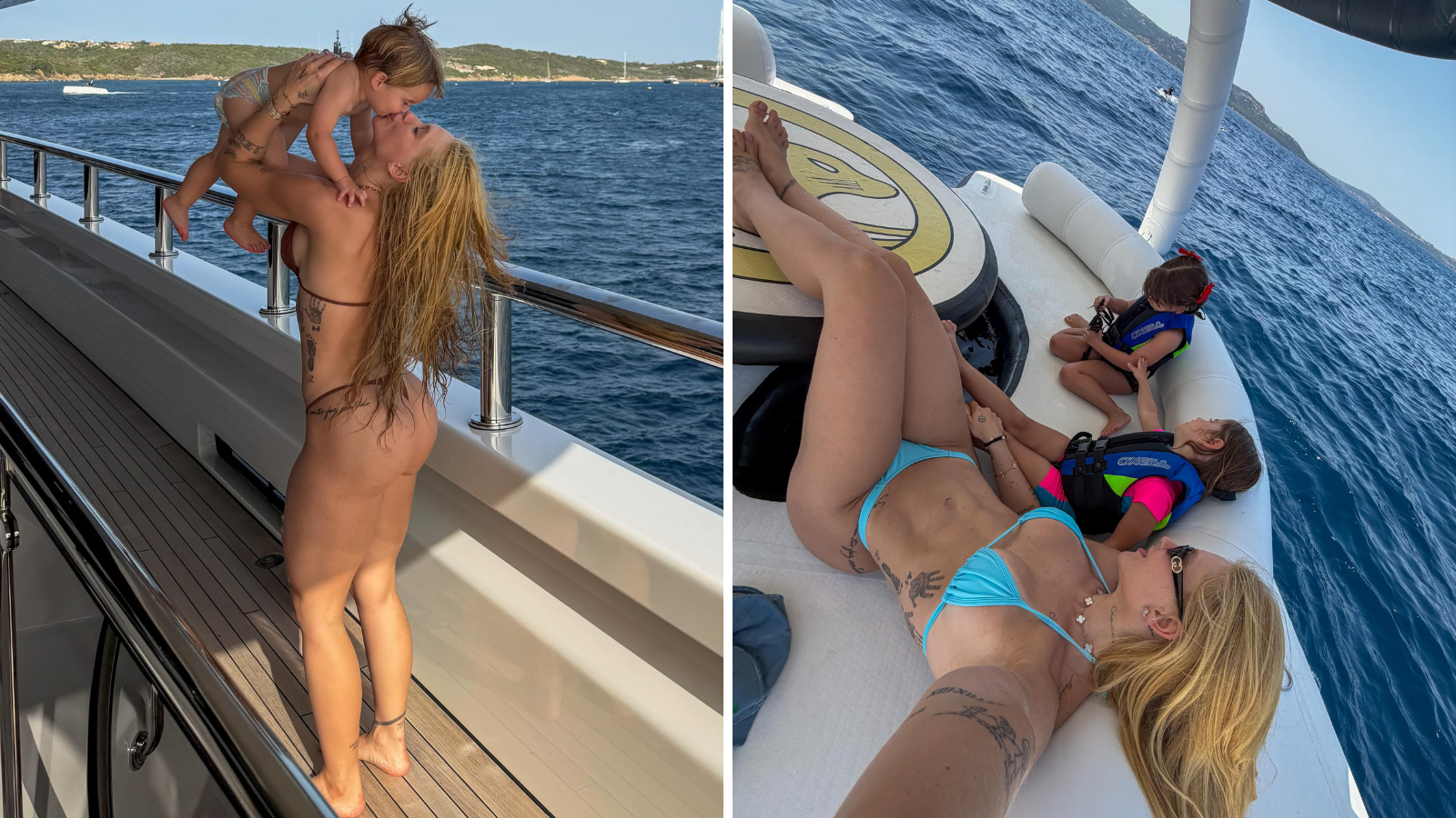 Virginia Fonseca compartilha momentos de passeio de iate durante viagem pela Itália com os filhos