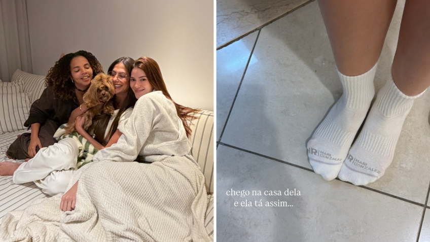 Mari Gonzalez e Giovanna Pitel visitam Ana Clara e detalhe inusitado chama atenção • Instagram/Mari Gonzalez
