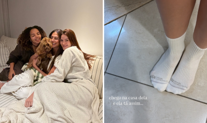 Mari Gonzalez e Giovanna Pitel visitam Ana Clara e detalhe inusitado chama atenção