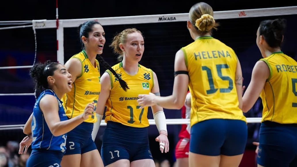 Brasil x Itália: horário e onde assistir à semifinal da VNL feminina 2026