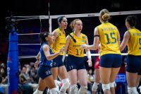Brasil vence Polônia e assume liderança da Liga das Nações Feminina