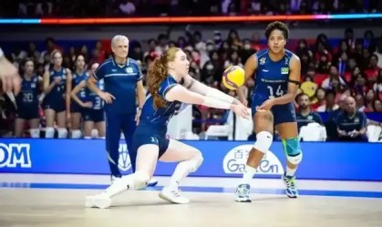 Imagem de destaque do post: Vôlei: Brasil enfrenta Polônia por liderança da Liga das Nações