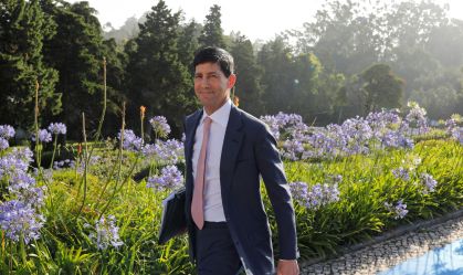 Chair do Federal Reserve, Kevin Warsh, em Sintra, Portugal