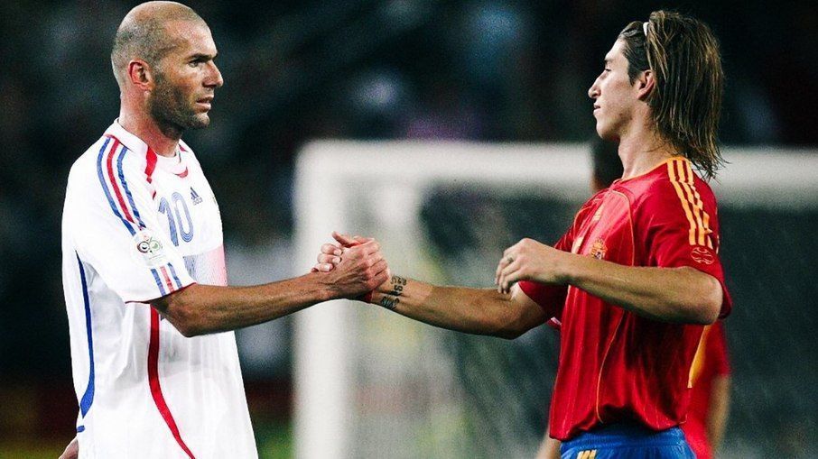 França e Espanha se enfrentaram pelas oitavas de final da Copa do Mundo de 2006