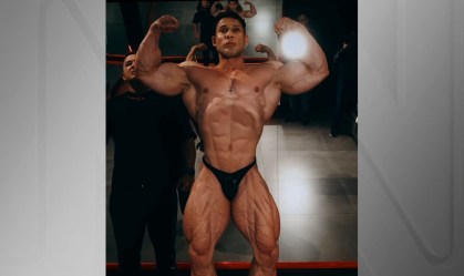 Imagem de destaque do post: Ramon Dino atualiza físico a um mês do Mr. Olympia; veja antes e depois