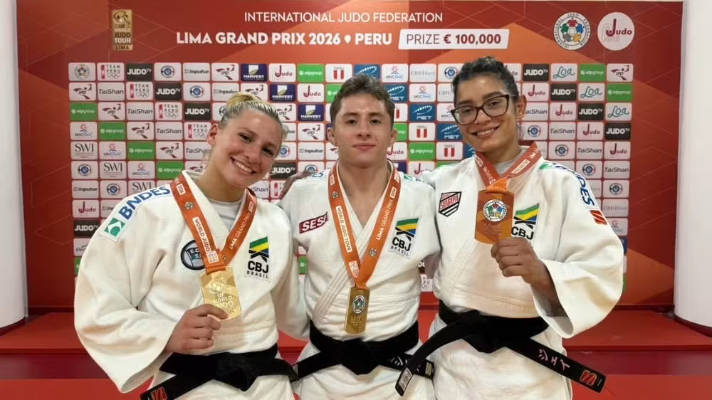 Judô brasileiro conquista dois ouros na abertura do Grand Prix de Lima