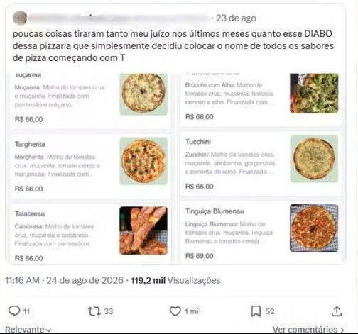 • Redes sociais/Reprodução
