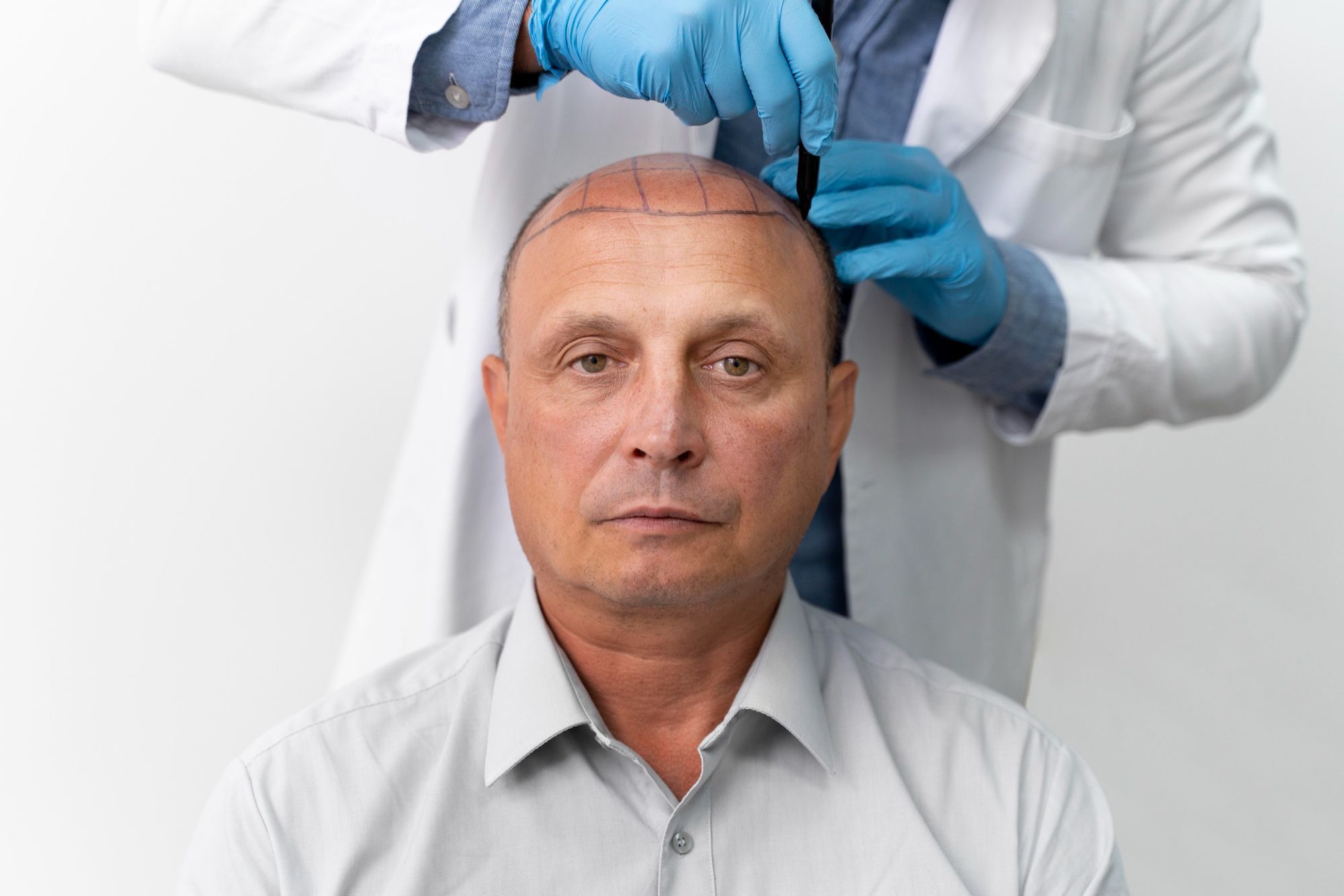 Homem-calvo-passando-por-um-procedimento-de-extração-de-unidades-foliculares