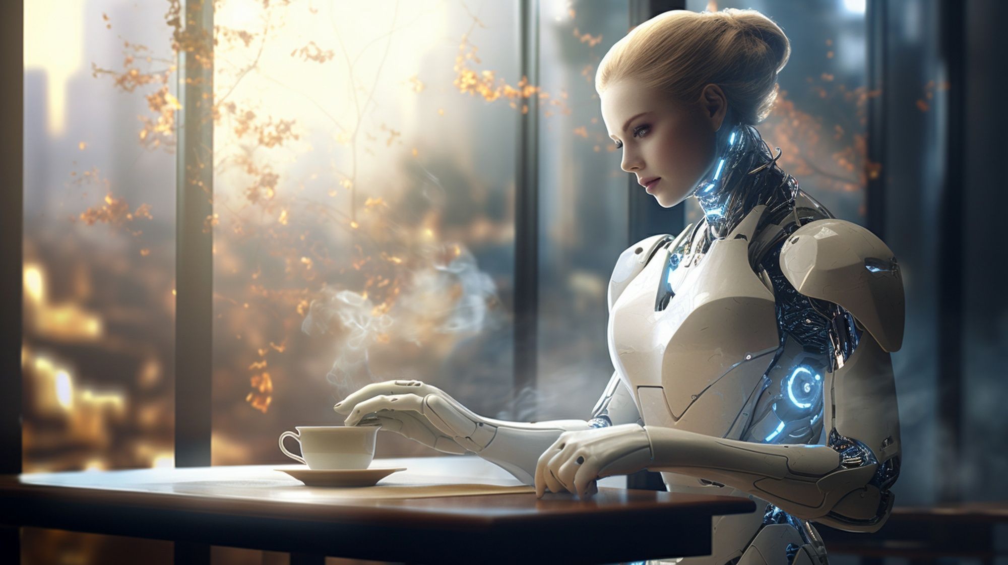 robô-futurista-com-xícara-e-um-texto-redigido