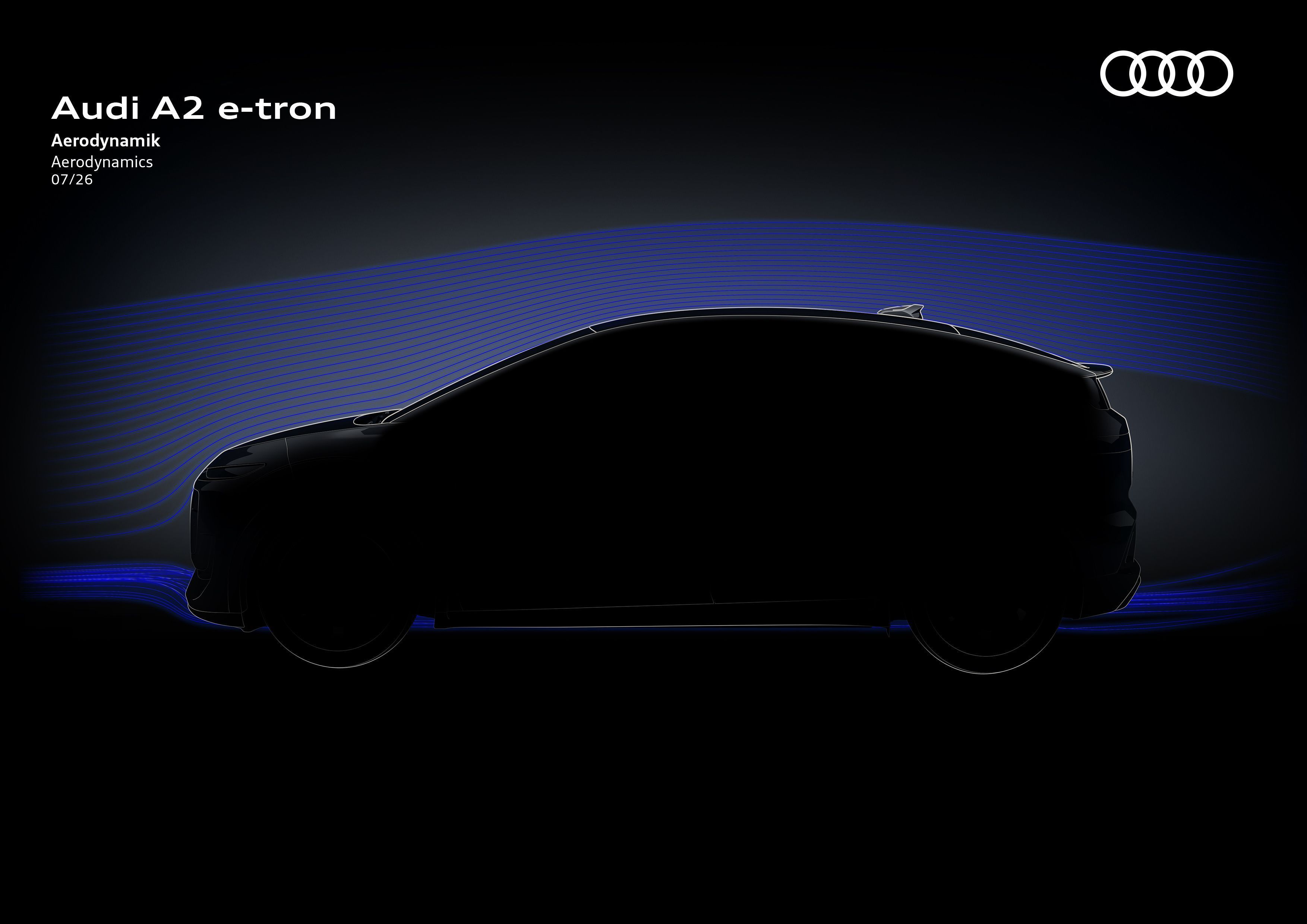 Ilustração Audi A2 e-tron • Foto: Audi