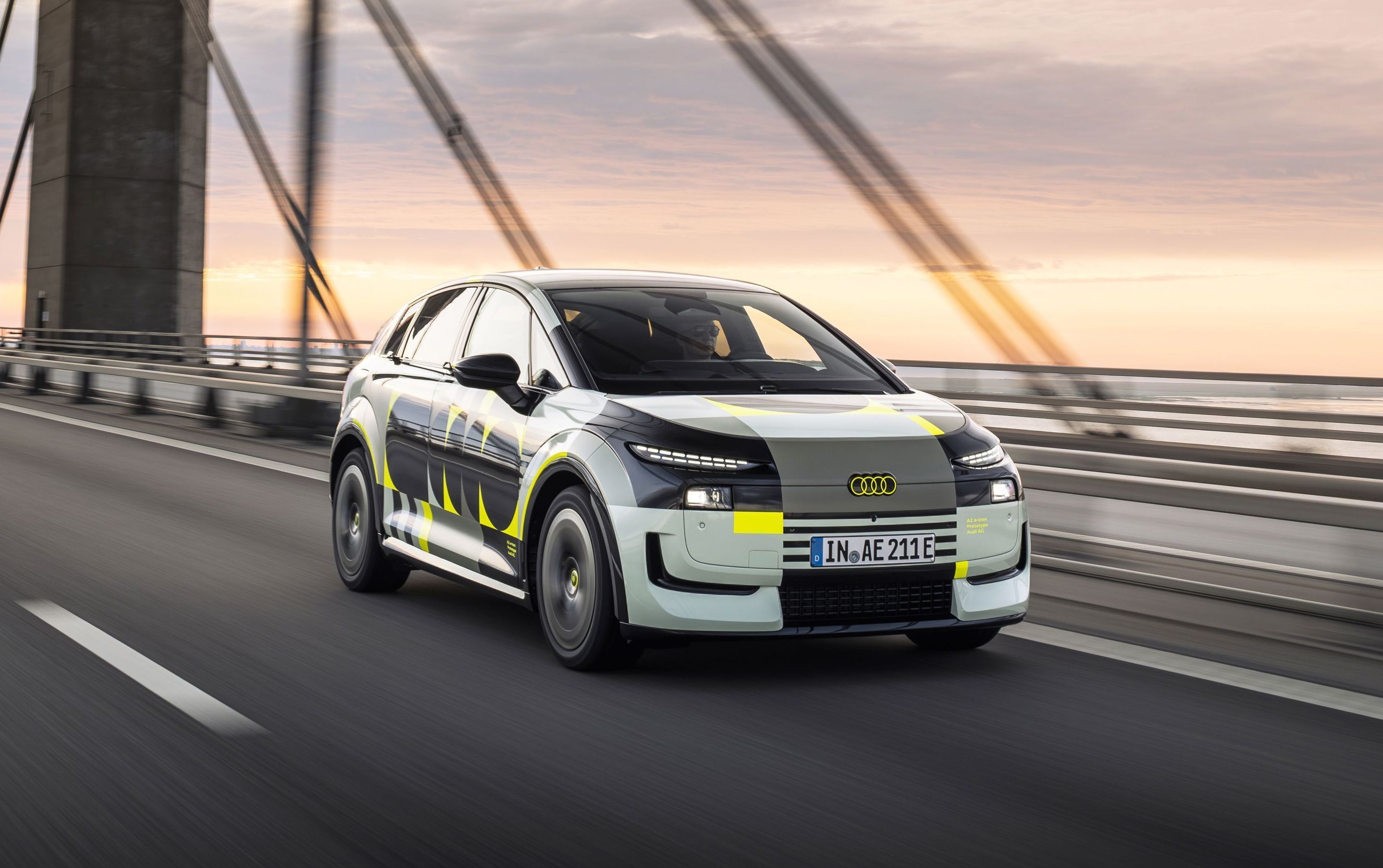 Audi A2 e-tron with design livery