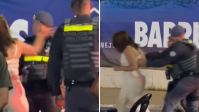 Vídeo: mulher agride PM com tapa no rosto durante Festival de Barretos