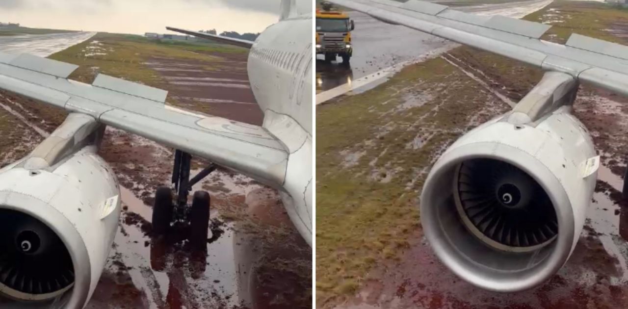Avião da Latam Derrapa da Pista em Cascavel; Ninguém se Fere