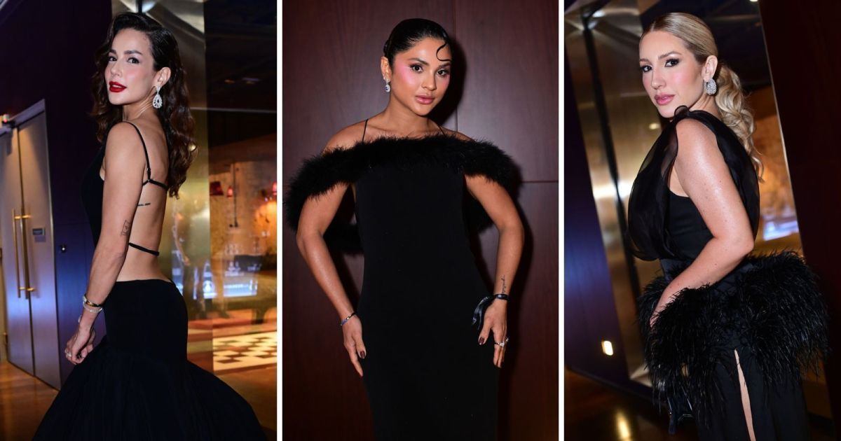 All black marca looks dos famosos no Baile do BB; veja fotos