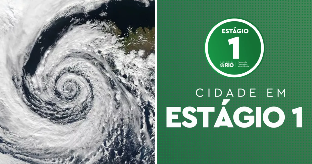 Ciclone-bomba: Rio volta ao Estágio 1 após dias de alerta e ventanias