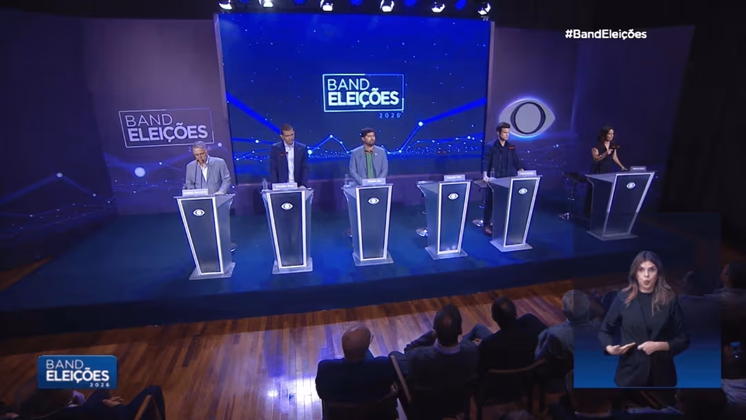 Debate no RJ: candidatos focam em segurança, corrupção e ataques a Paes